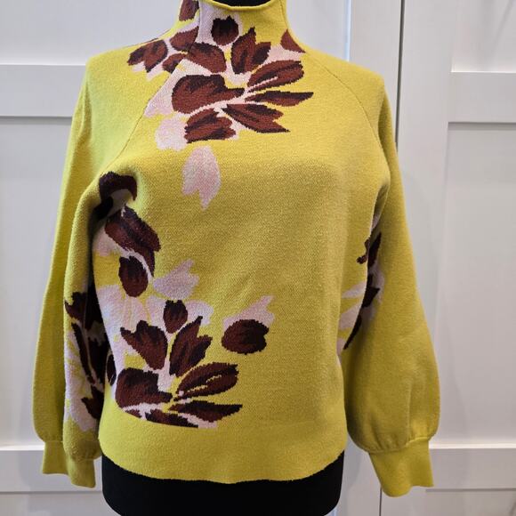 Anthropologie Floral Sweater - Picture 2 of 10